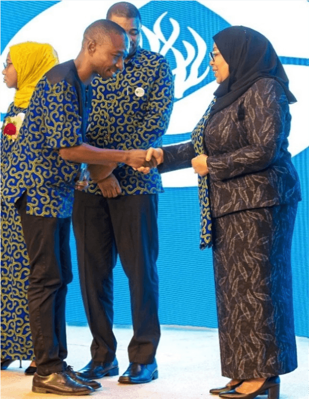 KTO leadership greeting government officials at an institutional partnership event